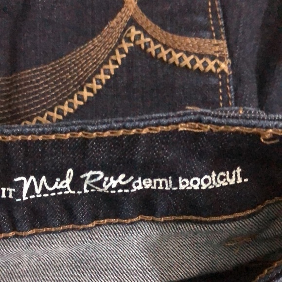 Sonoma Mid Rise Demi Bootcut Jeans 4P 753 - Picture 7 of 7